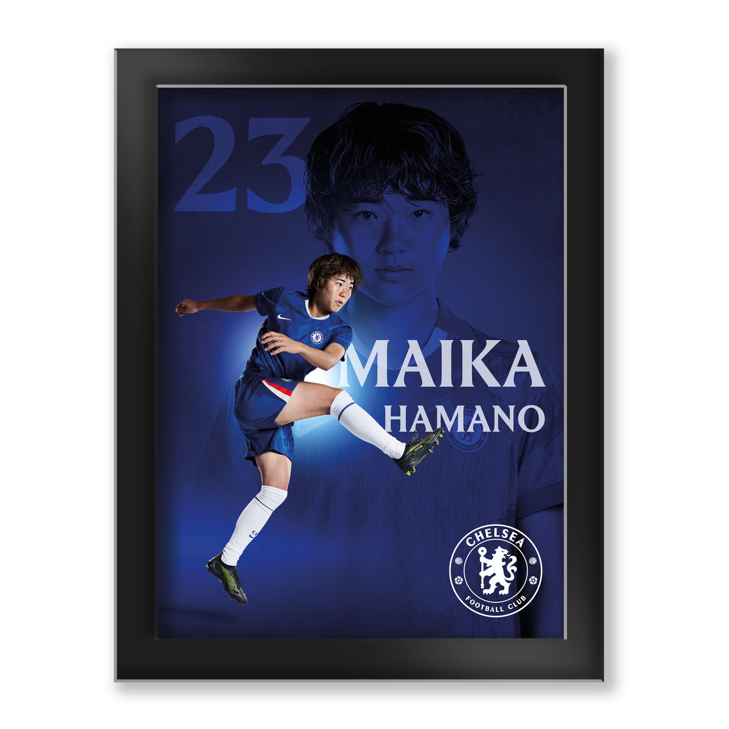 Chelsea Maika Hamano 2025-26 Tempered Glass Framed Print - 6 x 8