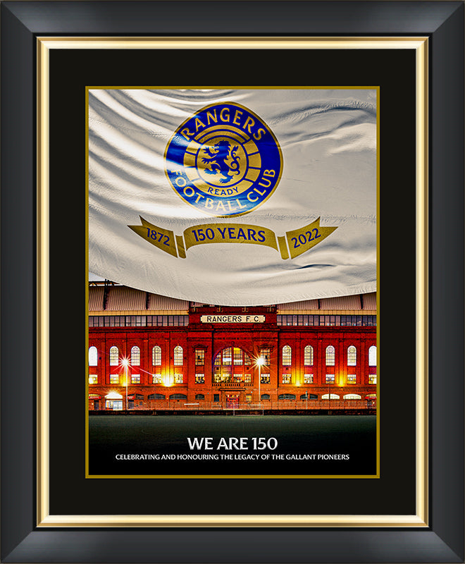 150th Anniversary Montage 20x16" Framed Print