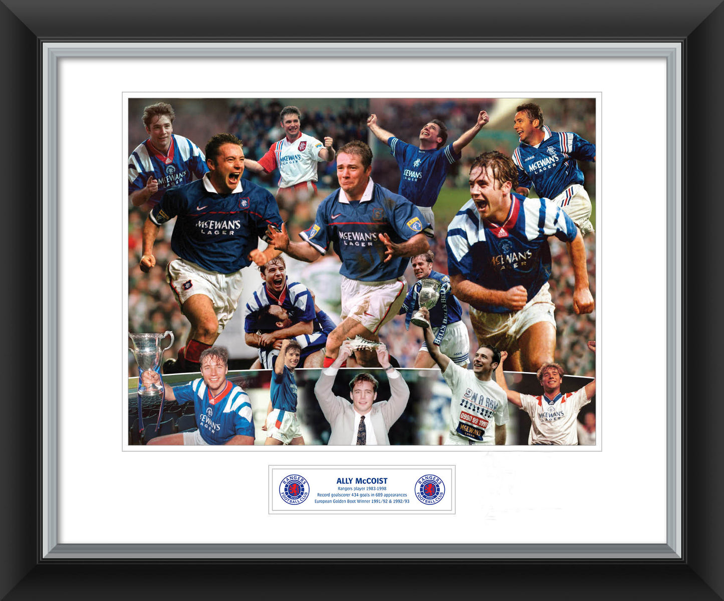 Best Seller 20x16 Ally McCoist Montage Framed Print