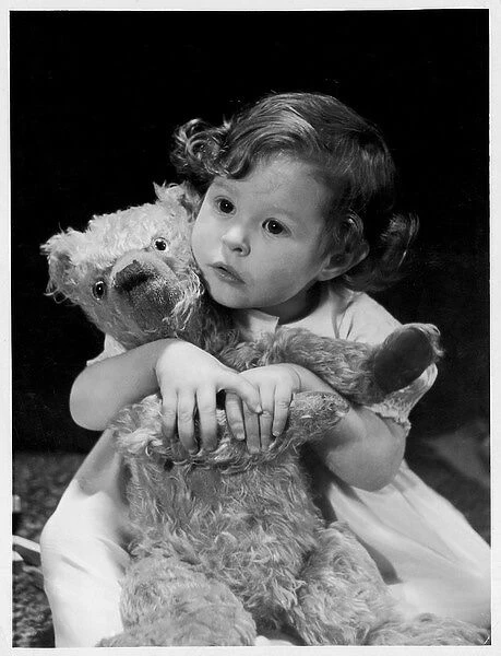 Little Girl & Teddy