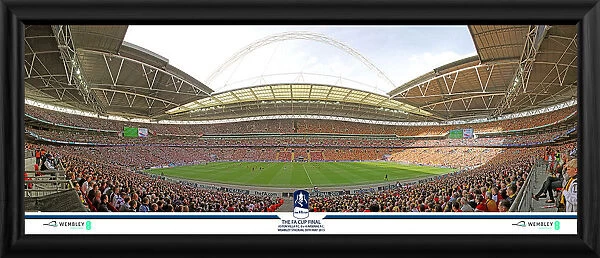 2015 FA Cup Final Match Framed Panoramic