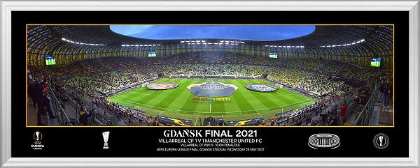 2021 Europa League Final Gdansk Line up 30'Panoramic