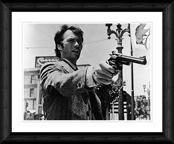 Clint Eastwood Dirty Harry 1971 Framed Print