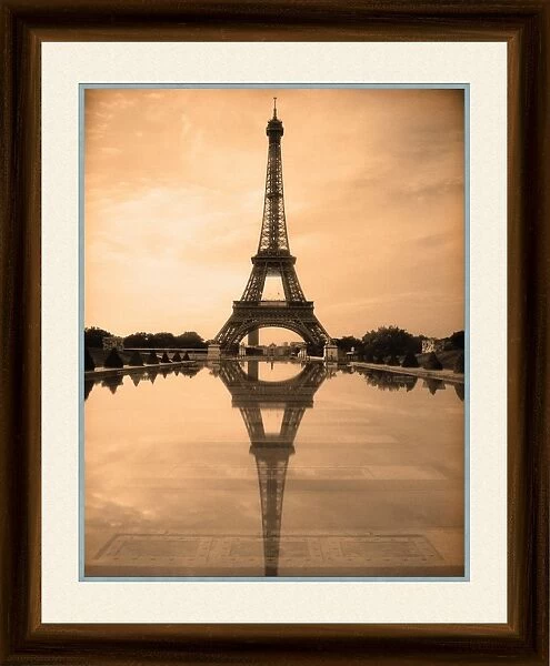 The Eiffel Tower Paris - 20x16 inch Framed Print