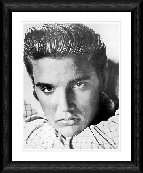 Elvis Presley Close Up Pout Framed Print