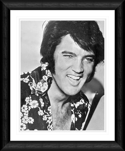 Elvis Presley Close Up Smile Framed Print
