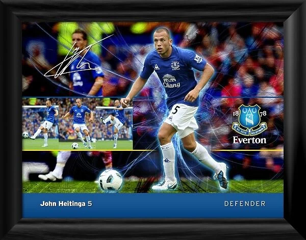 Everton FC - John Heitinga Player Profile Framed Print