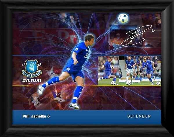 Everton FC - Phil Jagielka Player Profile Framed Print