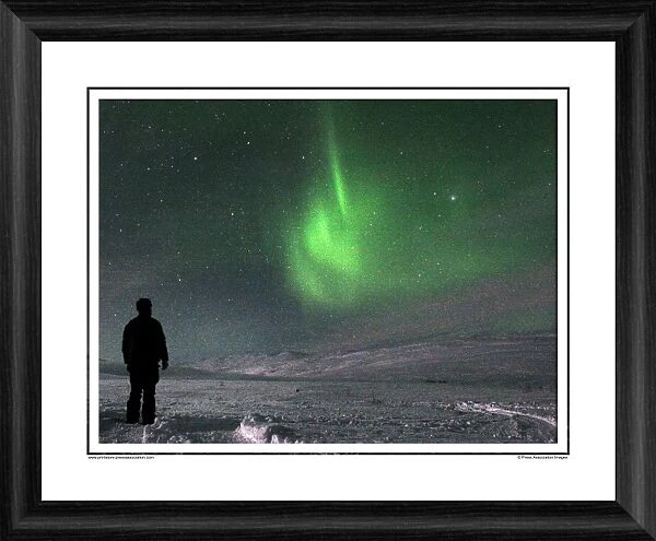 Northern Lights Arctic Circle Framed Photographic Print