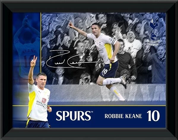Robbie Keane Tottenahm Hotspur FC Framed Player Profile Print