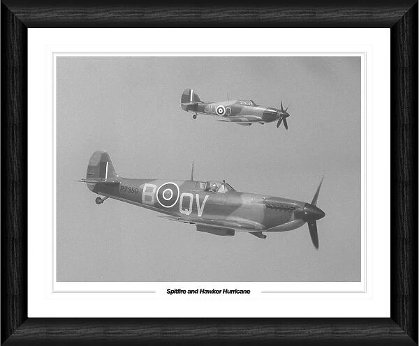 Spitfire & Hawker Hurricane Framed Print