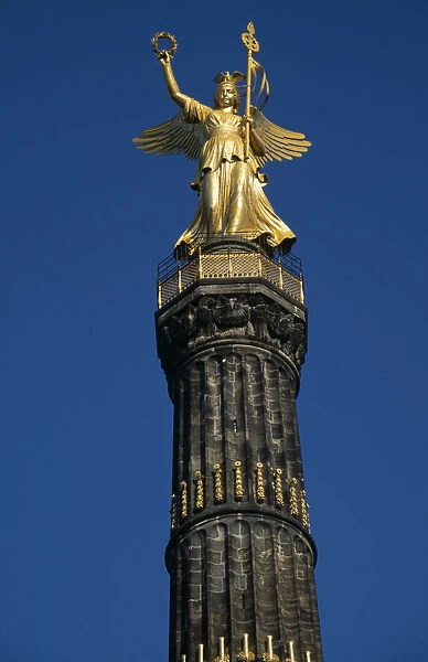 GERMANY, Berlin Victory Column designed by Heinrich Strack to commemorate the Prussian