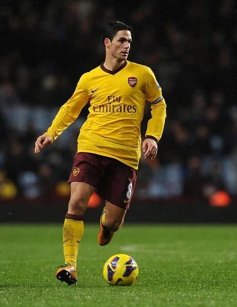 Mikel Arteta Leads Arsenal Against Aston Villa in Premier League Clash (2012-13)
