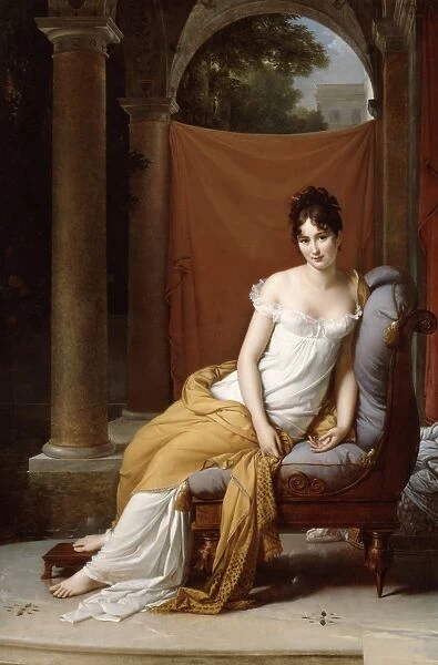 Juliette Recamier (1777-1849), 1805. Francois Baron Gerard (1770-1837) French painter