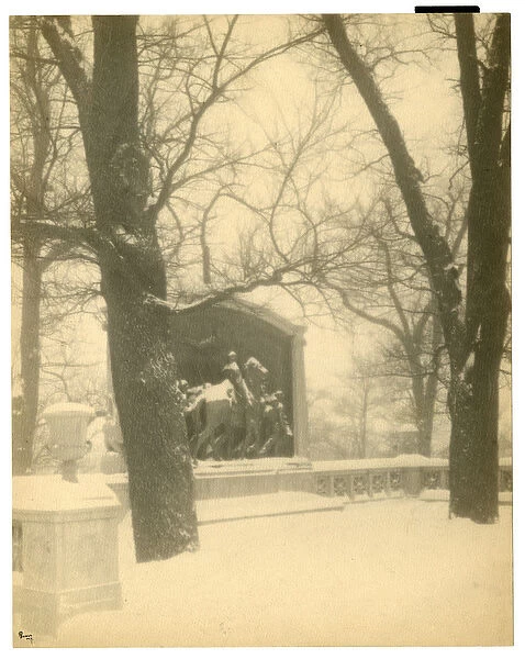 Shaw Memorial, Boston, USA, c. 1902-10 (gelatin silver photo)