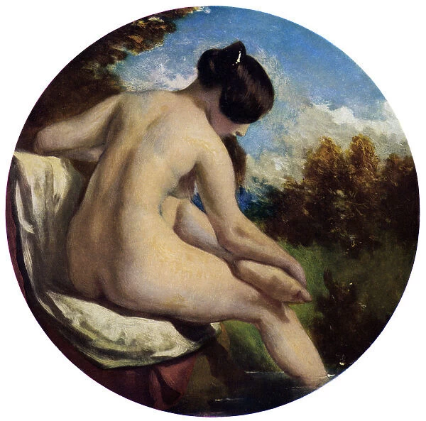 The Bather, 19th century. Artist: William Etty