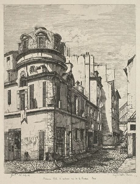 Eaux-Fortes sur le Vieux Paris: Ancienne ecole de medecine rue de la Bucherie