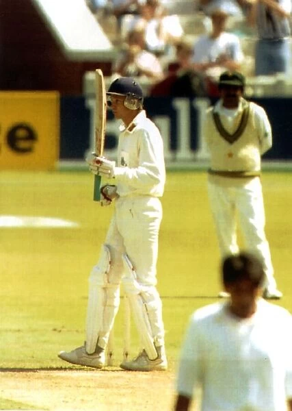 David Gower former England Cricket Captain plays for England v Pakistan in the 1992