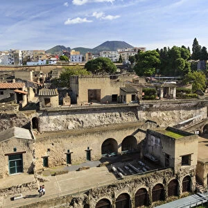 Italy, Naples, Herculaneum, Roman Ruins (UNESCO site)