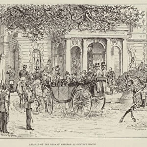 Arrival of the German Emperor at Osborne House (engraving)
