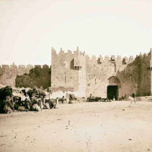 Jerusalem El-Kouds Damascus Gate 1898 Israel