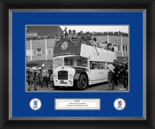 Chelsea Cup Winners Cup Parade 1971 Framed Print - 20 x 16