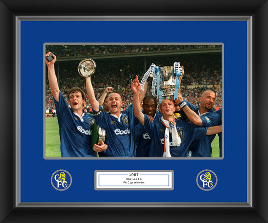 Chelsea FA Cup Winners 1997 Framed Print - 20 x 16