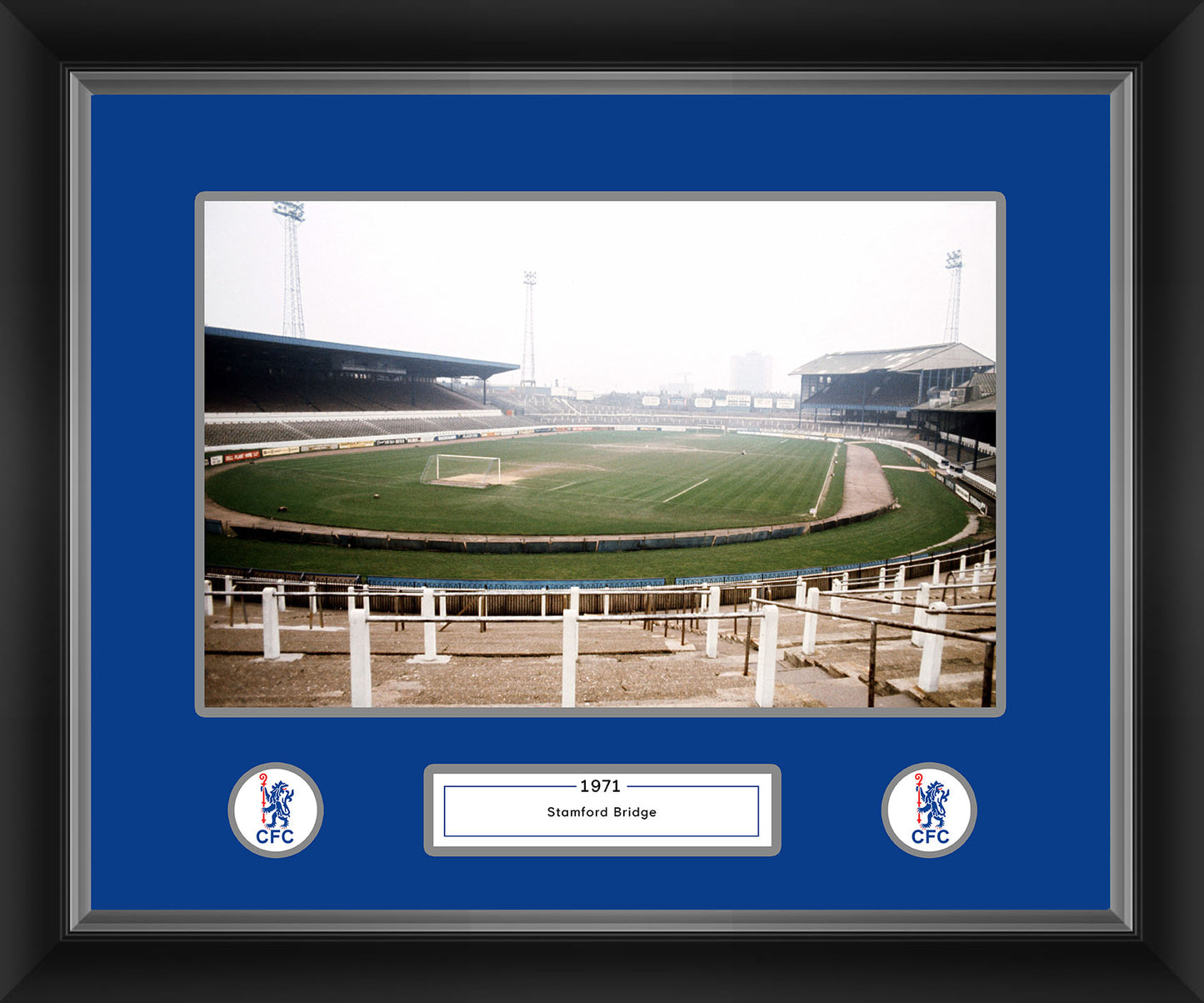 Chelsea Stamford Bridge 1971 Framed Print - 20 x 16