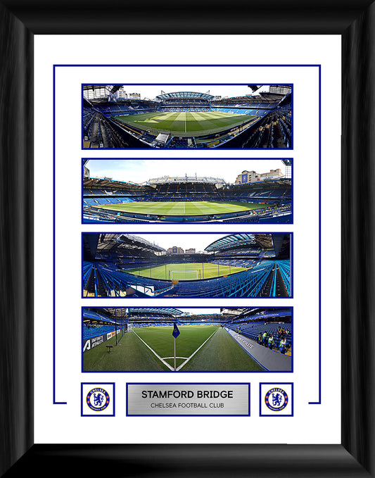 Chelsea Stadium montage Framed Print - 12 x 16