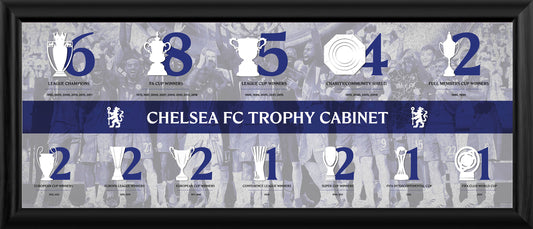 Chelsea Trophy Cabinet Framed Print - 30"