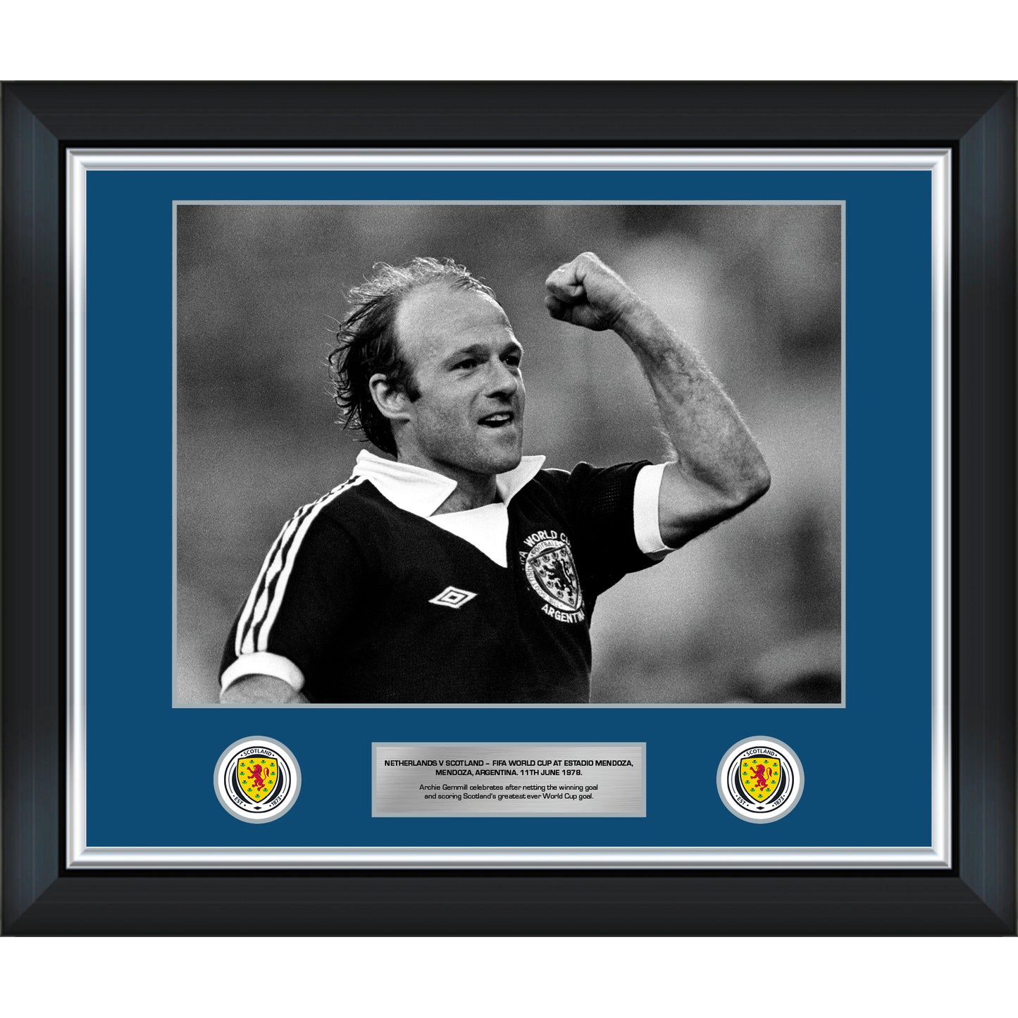 Archie Gemmill World Cup 1978 20x16 Framed Print