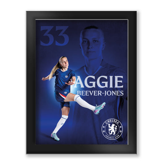 Chelsea Aggie Beever-Jones 2025-26 Tempered Glass Framed Print - 6 x 8