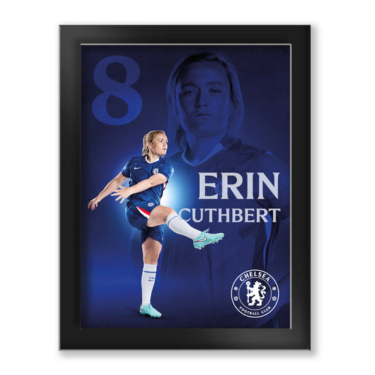 Chelsea Erin Cuthbert 2025-26 Tempered Glass Framed Print - 6 x 8