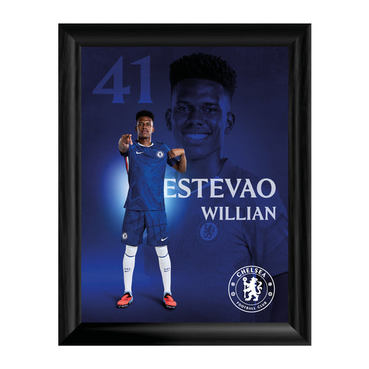 Chelsea Estevao Willian 2025-26 Framed Print - 12 x 16