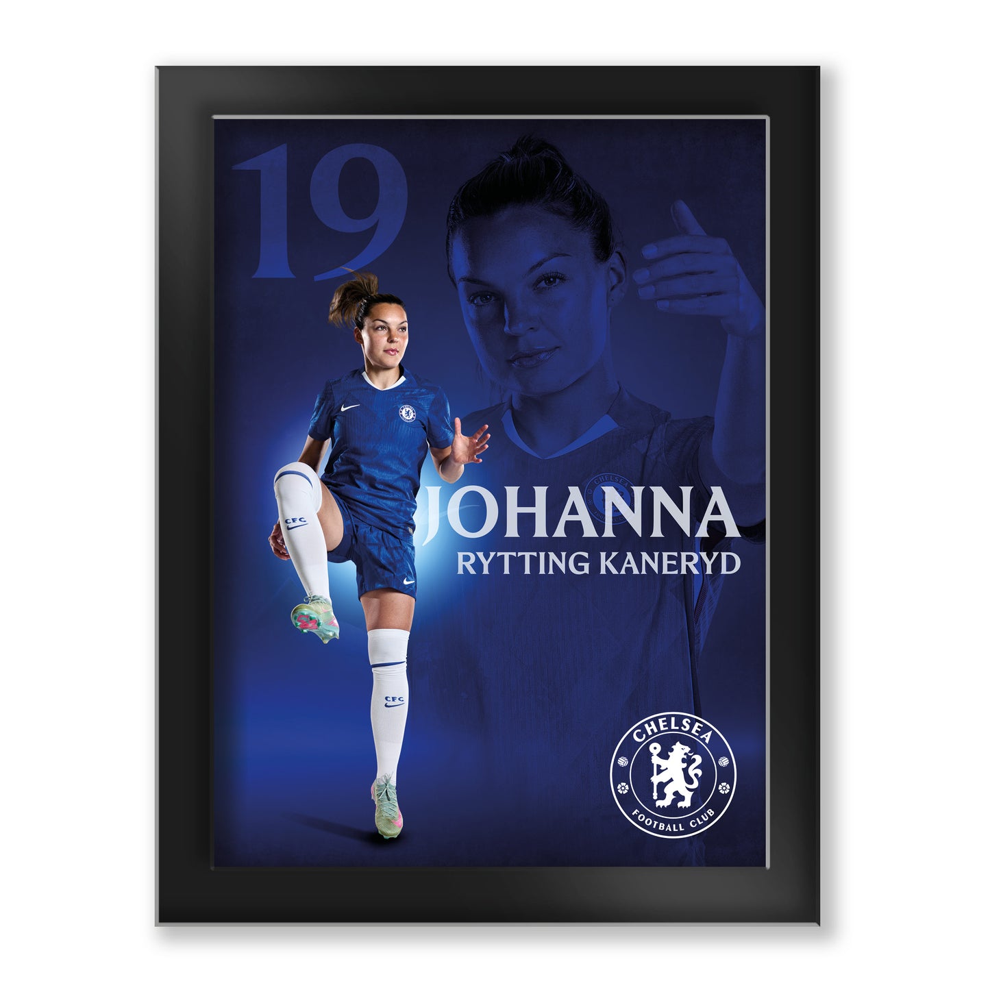 Chelsea Johanna Rytting Kaneryd 2025-26 Tempered Glass Framed Print - 6 x 8