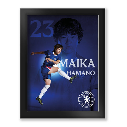 Chelsea Maika Hamano 2025-26 Tempered Glass Framed Print - 6 x 8