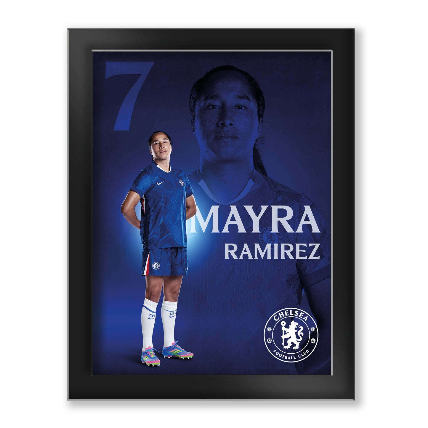Chelsea Mayra Ramirez 2025-26 Tempered Glass Framed Print - 6 x 8
