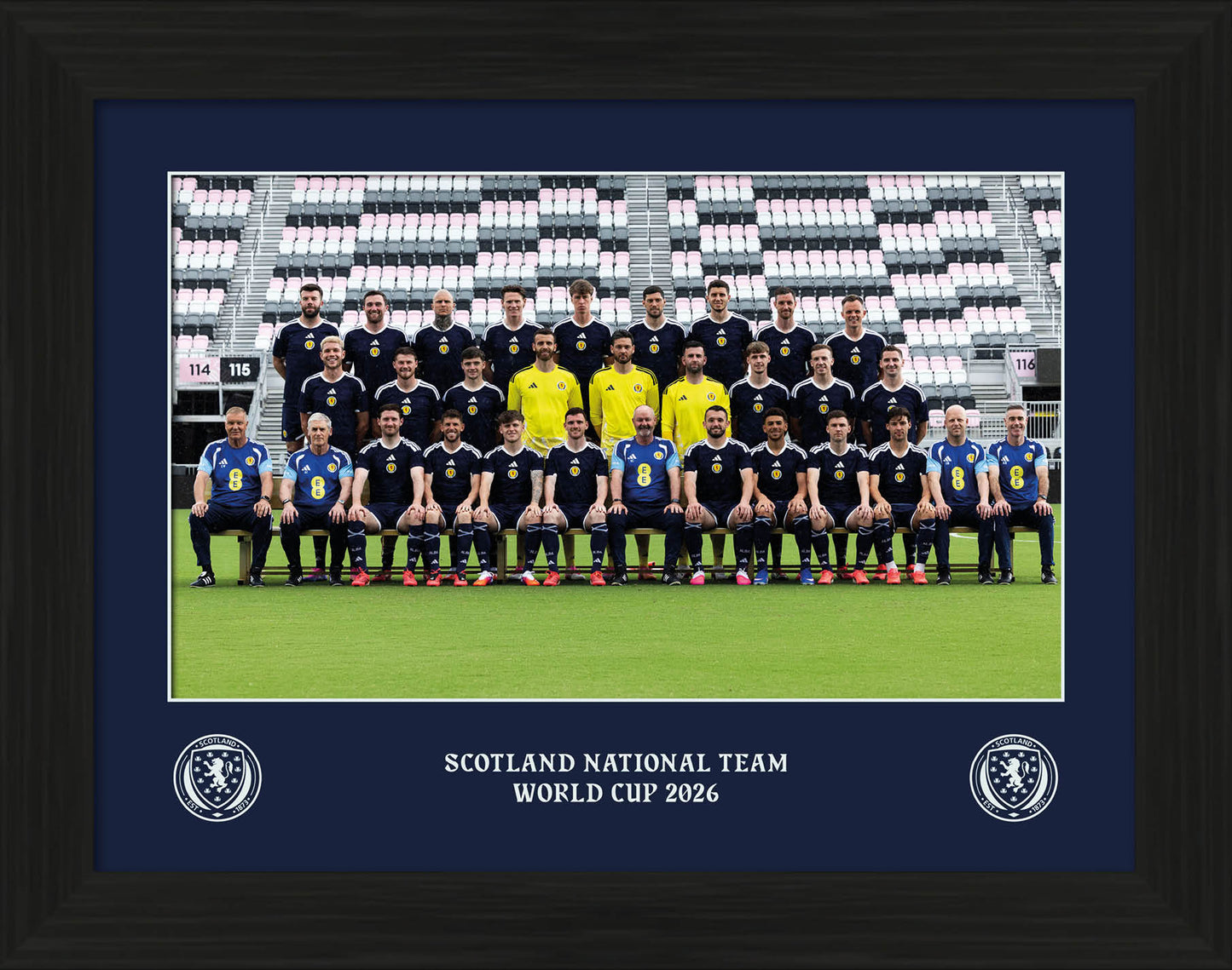 Scotland World Cup Squad Framed Print - 16 x 12