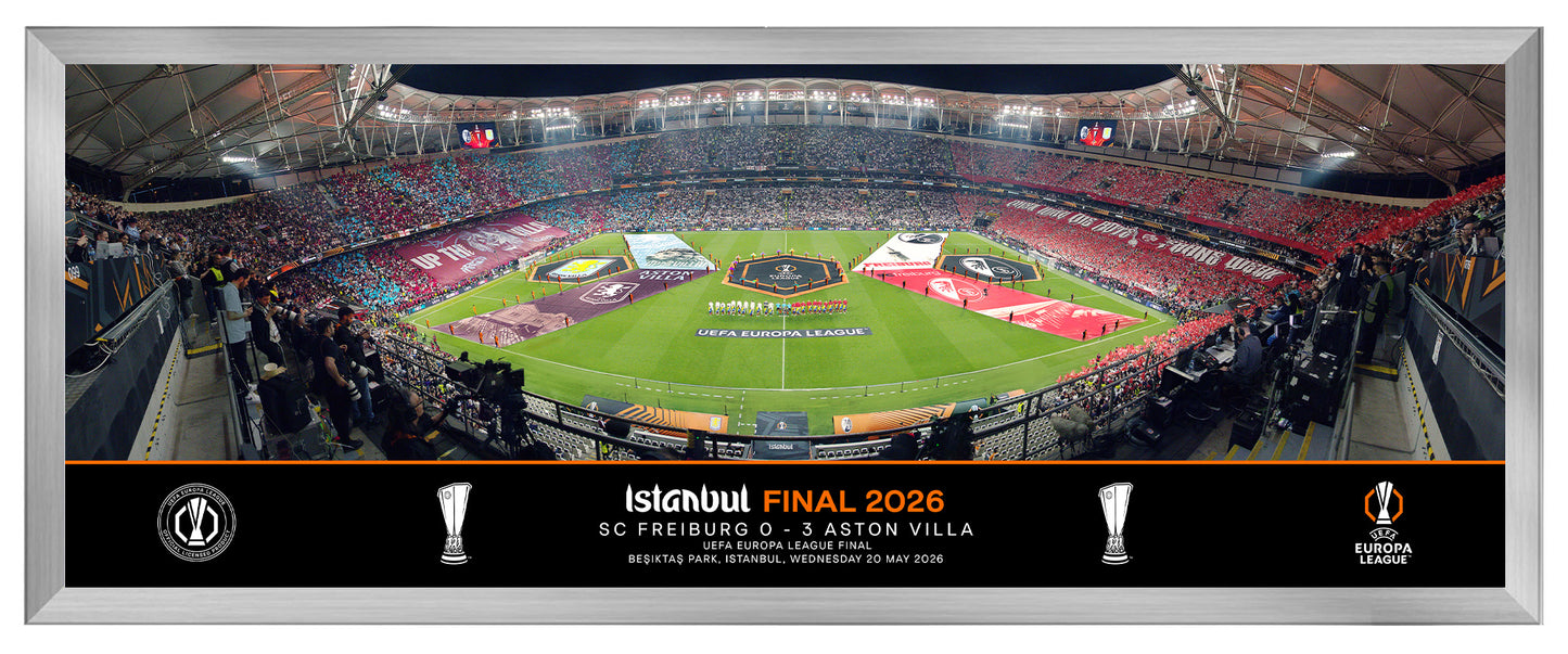 UEFA 2026 Europa League Final - Beşiktaş Park, Istanbul - Line up 30” Panoramic