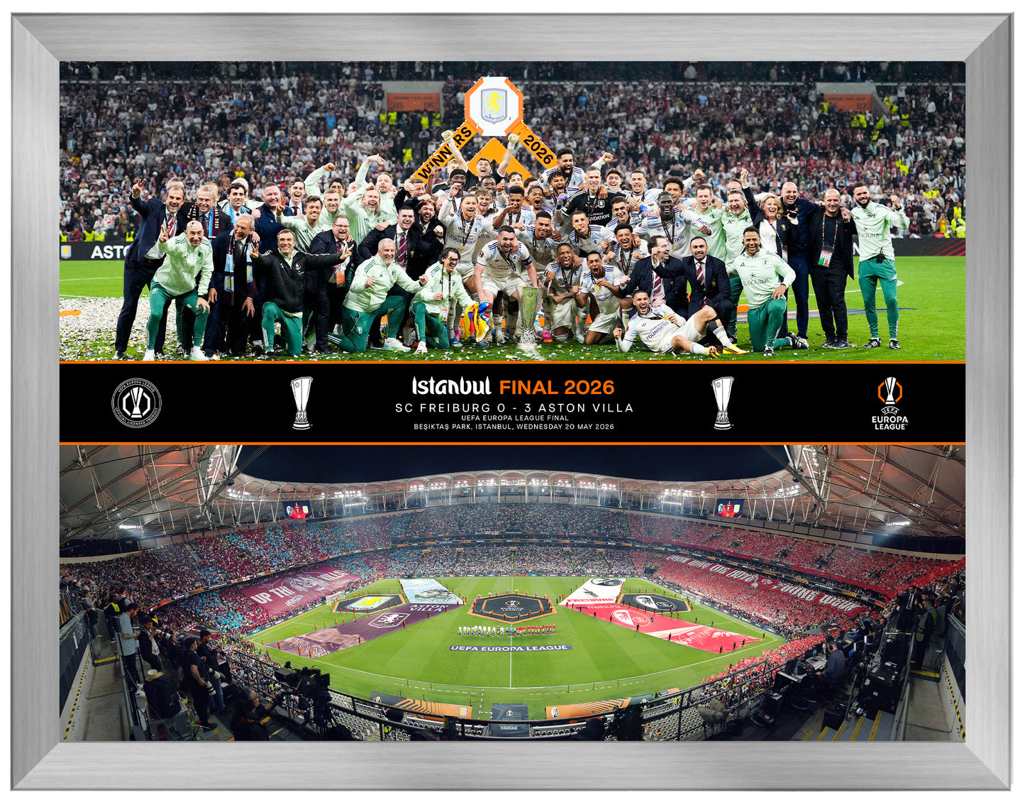 UEFA 2026 Europa League Final - Beşiktaş Park, Istanbul - 16x12 Celebration Montage
