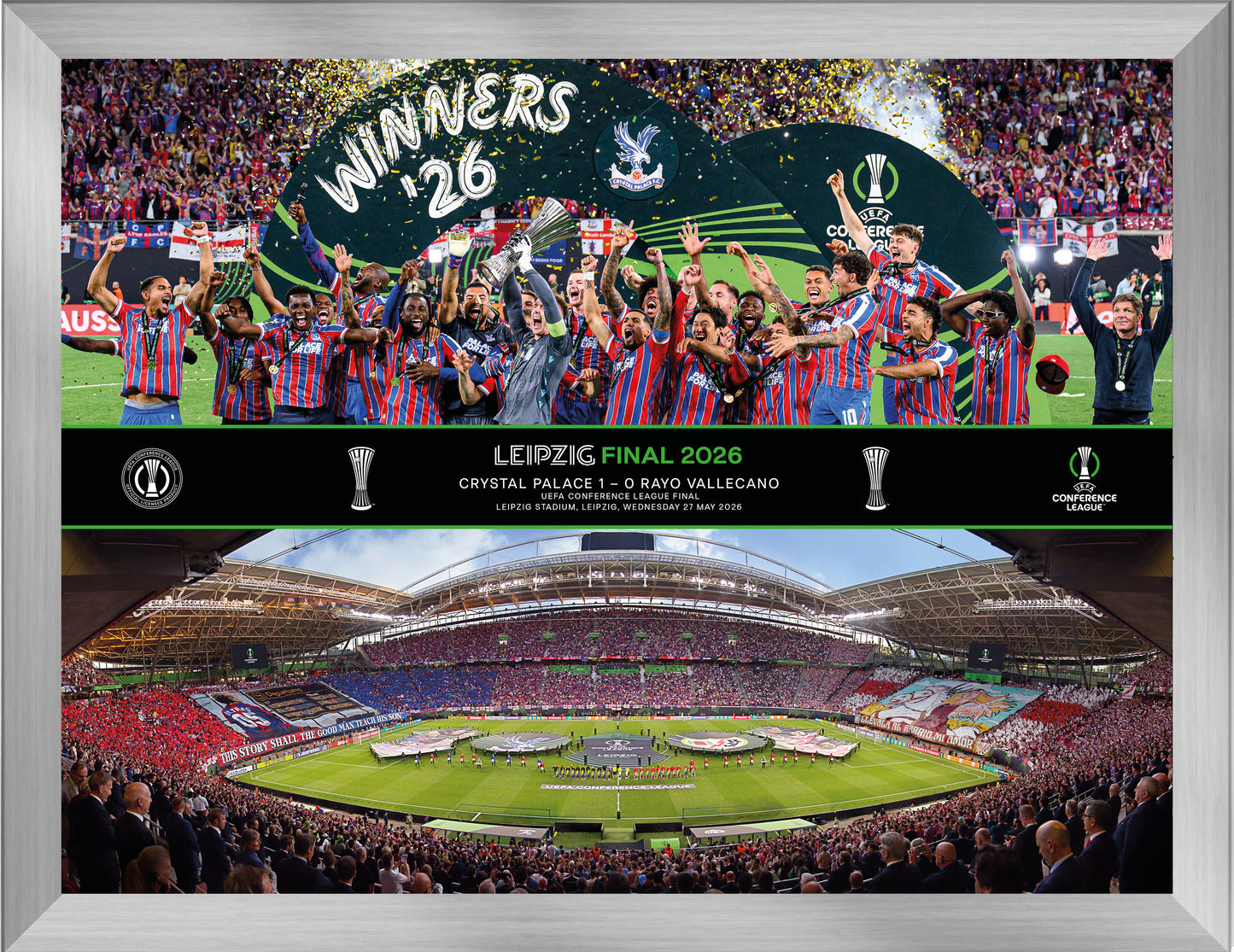 UEFA 2026 Conference League Final - Leipzig, Germany - 16x12 Celebration Montage