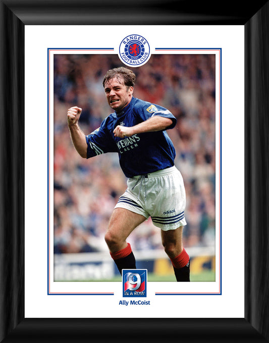 12x16" Ally McCoist 9 in a Row Framed Print