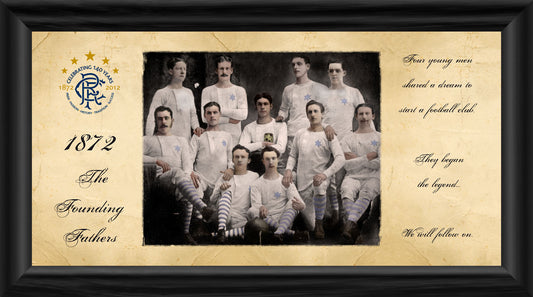 20x10" Founding Fathers Colour Framed Print