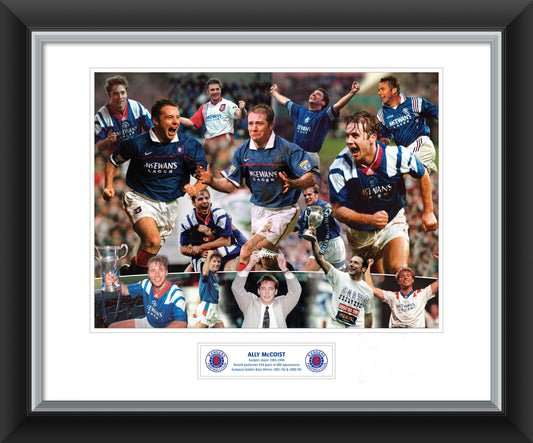 Best Seller 20x16 Ally McCoist Montage Framed Print