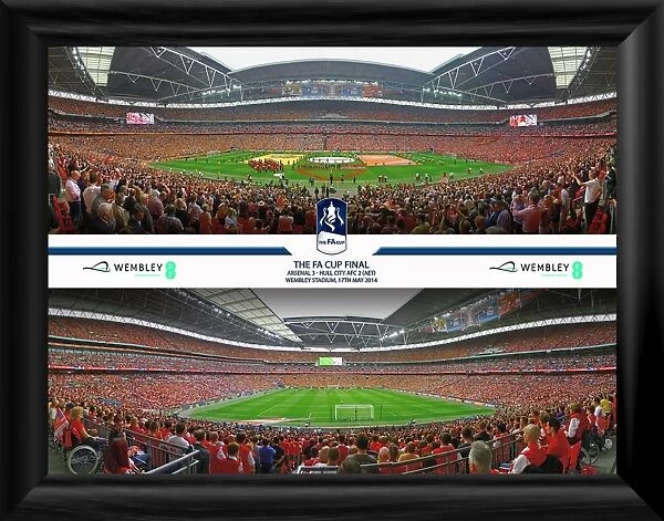 2014 FA Cup Final Framed Panoramic Montage