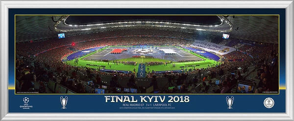 2018 UEFA Champions League Final Line up Panoramic