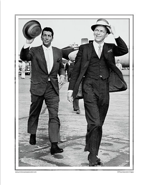 Dean Martin and Frank Sinatra Framed Photographic Print