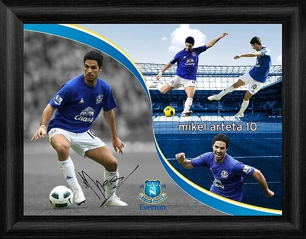 Everton FC - Mikel Arteta Framed Montage