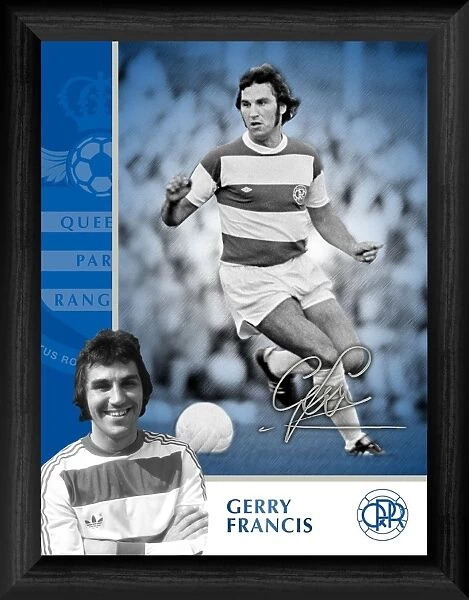 Queens Park Rangers FC Gerry Francis Framed 16x12 Print