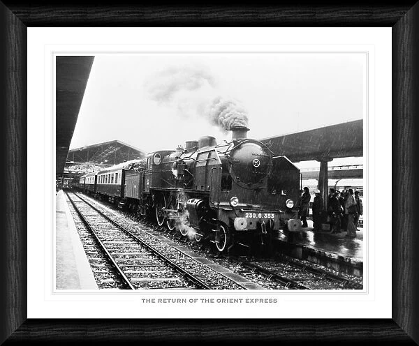 Return of the Orient Express Framed Print